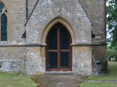 Glazed church doors, Nash, Buckinghamshire